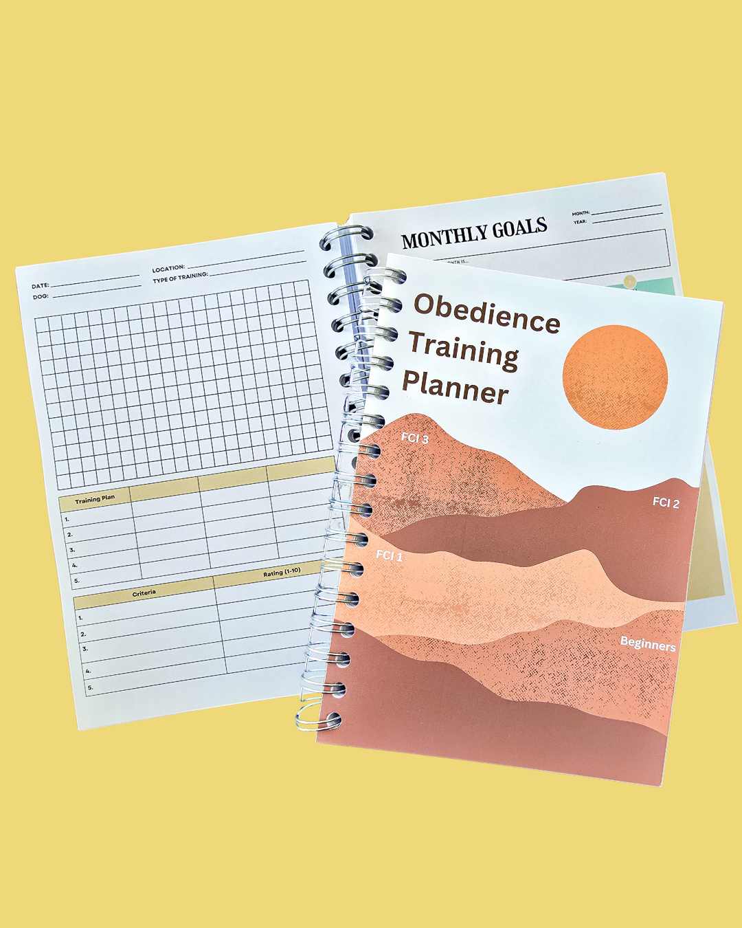 Obedience Training Planner