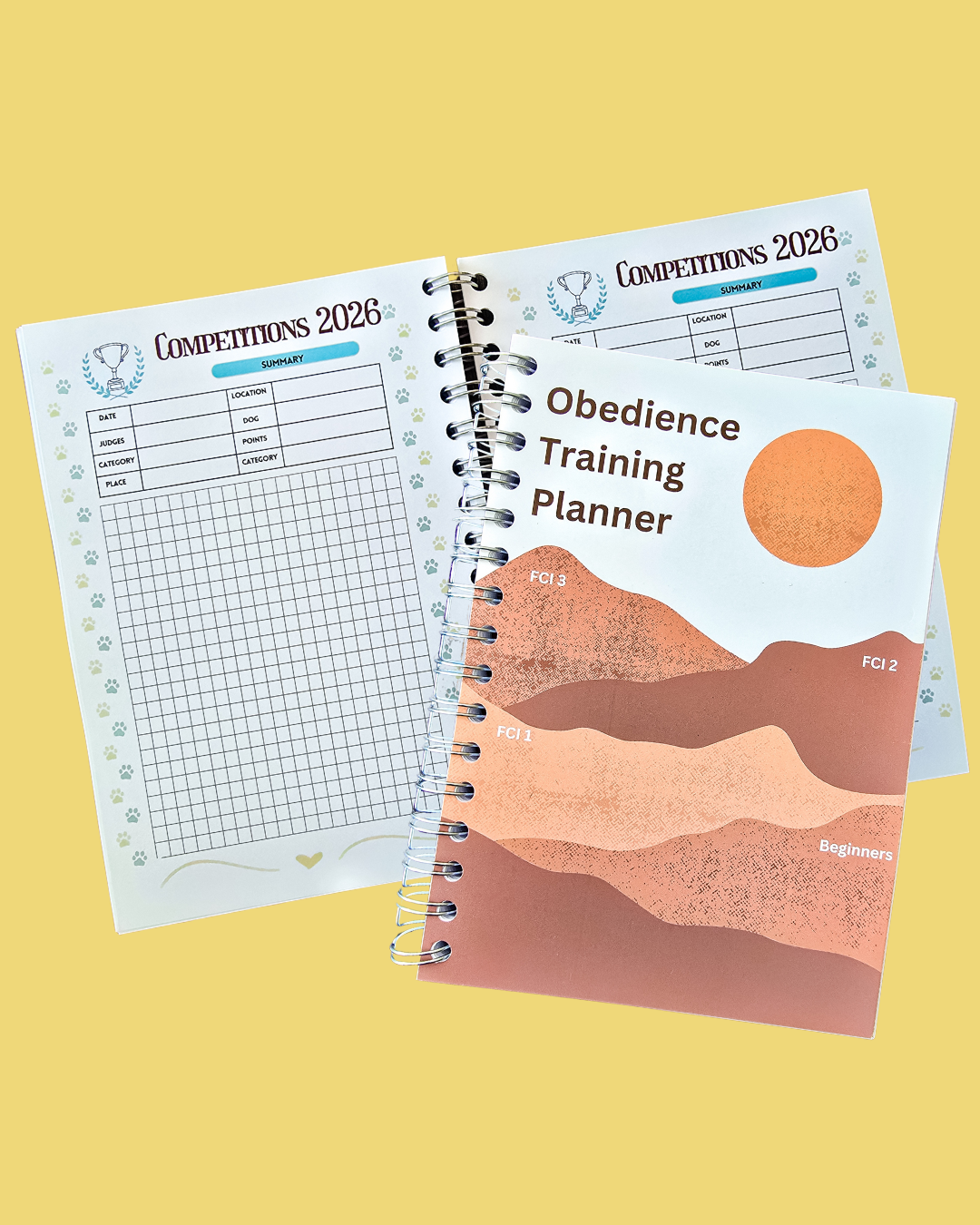 Obedience Training Planner
